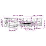 vidaXL Ensemble de canapés d'extérieur 8 pc Blanc et anthracite
