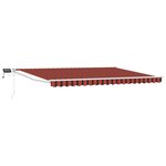 vidaXL Store rétractable manuel avec LEDs 4 × 3 m