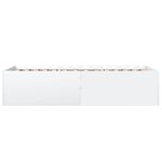 vidaXL Cadre de lit sans matelas blanc 90x200 cm