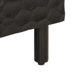 vidaXL Tables de chevet 2 Pièces noir 40x33x46 cm bois de manguier solide