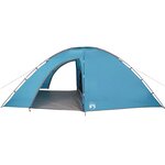 vidaXL Tente de camping 8 personnes bleu imperméable
