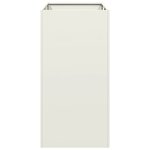 vidaXL Jardinière blanc 40x80x80 cm acier