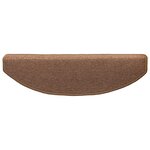 vidaXL Tapis d'escalier auto-adhésifs 15 pièces 80 x 24 5 x 3 5 cm