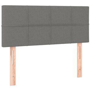 vidaXL Tête de lit Gris foncé 100x5x78/88 cm Tissu