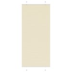 vidaXL Store plissé crème 85x200 cm largeur du tissu 84 4 cm polyester