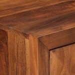 vidaXL Armoire à tiroirs marron miel 70x35x70 cm bois massif d'acacia