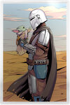 Monnaie MANDALORIAN Din Djarin Star Wars Blind Box Argent ou Or Niue 2026