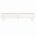 vidaXL Lit surélevé de jardin blanc 160x30x38 cm bois de pin massif