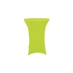 Perel nappe de table de cocktail vert citron