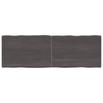 vidaXL Dessus de table bois massif traité bordure assortie