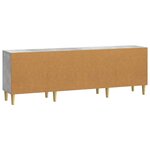 vidaXL Meuble TV 150 x 31 x 50 cm Gris béton Bois d'ingénierie