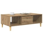 vidaXL Table basse Chêne artisanal 103 5 x 60 x 35 cm