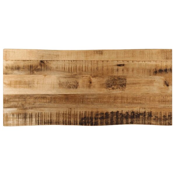 vidaXL Dessus de table bord vivant 90x40x2 5 cm bois de manguier brut