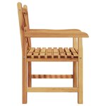 vidaXL Chaises de jardin 2 Pièces Marron 58 x 60 x 90 cm