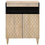 vidaXL Armoire latérale 60x33x75 cm bois massif de manguier