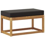 vidaXL Banc de Jardin Bois d'Acacia Massif Naturel
