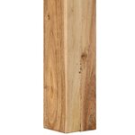 vidaXL Table basse 80x80x40 cm Bois d'acacia massif