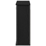 vidaXL Armoire murale de salle de bain miroir chêne noir 60x21x60 cm