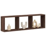 vidaXL Armoire murale 100x16x30 cm chêne marron bois d'ingénierie