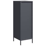 vidaXL Buffet haut anthracite 39x35x103 5 cm acier