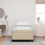 vidaXL Cadre de lit Vert gris clair 90 x 200 cm