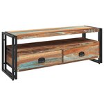vidaXL Meuble TV Bois de récupération massif