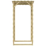 vidaXL Pergolas avec toits 3 Pièces 100x90x200 cm Bois de pin imprégné