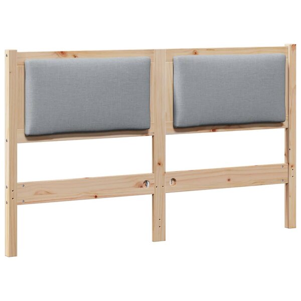 vidaXL Tête de lit Autre Marron 150 cm Bois massif en pin