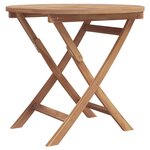 vidaXL Ensemble de salle à manger pour jardin 3 Pièces Marron