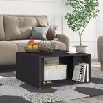 vidaXL Tables basses 4 Pièces gris 33x33x33 cm bois d'ingénierie