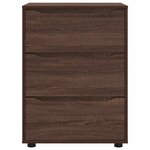 vidaXL Armoire de rangement Chêne brun 60 x 48 x 81 cm