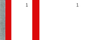 Bloc vendeur 100 feuillets 60x135 mm Rouge PAR 10 ELVE