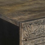 vidaXL Buffet 60x33x100 cm bois de manguier massif