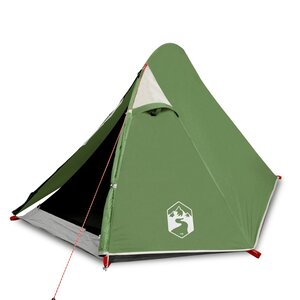vidaXL Tente de camping à dôme 2 personne vert imperméable