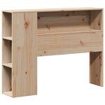 vidaXL Lit bibliothèque sans matelas 75x190 cm bois de pin massif