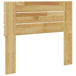 vidaXL Tête de lit 100 cm bois massif de chêne