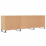 vidaXL Meuble TV chêne sonoma 150x30x50 cm bois d'ingénierie