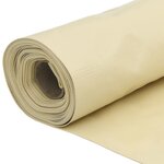 vidaXL Écran d'intimité de balcon crème 400x120 cm PVC