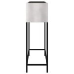 vidaXL Bac de jardin surélevé Argent 100 x 26 x 82 cm Acier inoxydable