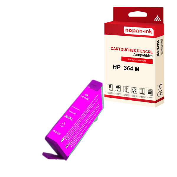 Nopan-ink - x1 cartouche hp 364 xl 364xl compatible