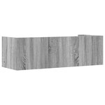 vidaXL Étagère murale sonoma gris 100x35x30 5 cm bois ingénierie