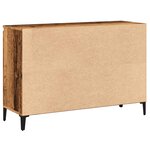 vidaXL Buffet vieux bois 102x35x70 cm bois d'ingénierie