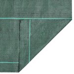 vidaXL Membrane anti-mauvaises herbes vert 2x150 m PP