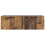 vidaXL Meuble TV mural Bois ancien 98 x 31 x 30 cm Bois d'ingénierie