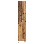 vidaXL Haut Armoire Bois ancien 69 5 x 34 x 180 cm Bois d'ingénierie