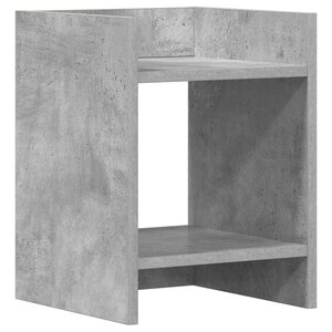 vidaXL Support de Plante Gris béton 30 x 30 x 40 cm Bois d'ingénierie