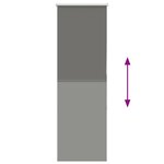 vidaXL Store enrouleur occultant largeur du tissu 50 7 cm polyester