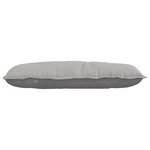vidaXL Coussin de Dos Gris clair 100 x 50 cm Tissu en microfibre
