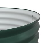 vidaXL Jardinière surélevée Vert 80 x 80 x 44 cm Acier