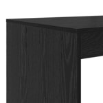 vidaXL Bureau Chêne noir 108 x 55 x 103.5 cm Bois d'ingénierie